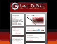 Tablet Screenshot of lance.artistupgrade.com